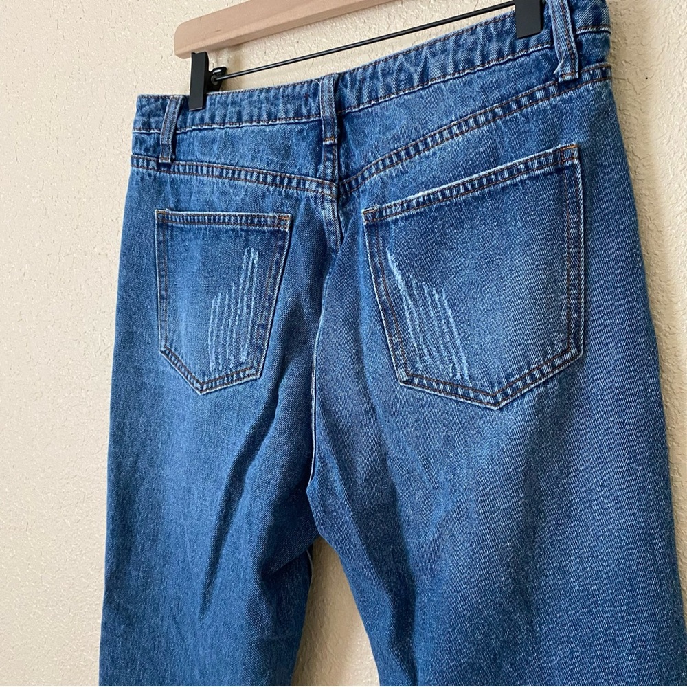 Distressed Blue Jeans - Picture 7 of 10